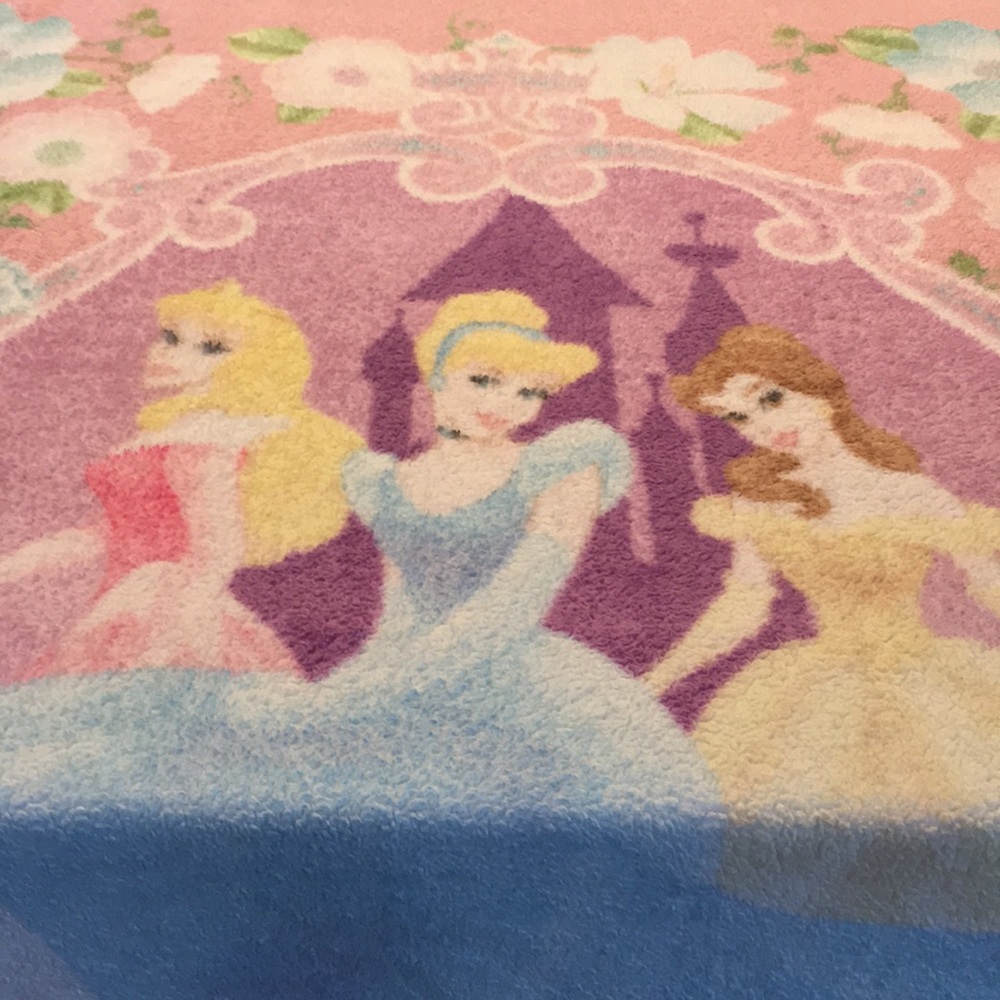 SOLD ✅ Disney Plush Princesses Blanket